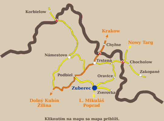 Mapa Oravy